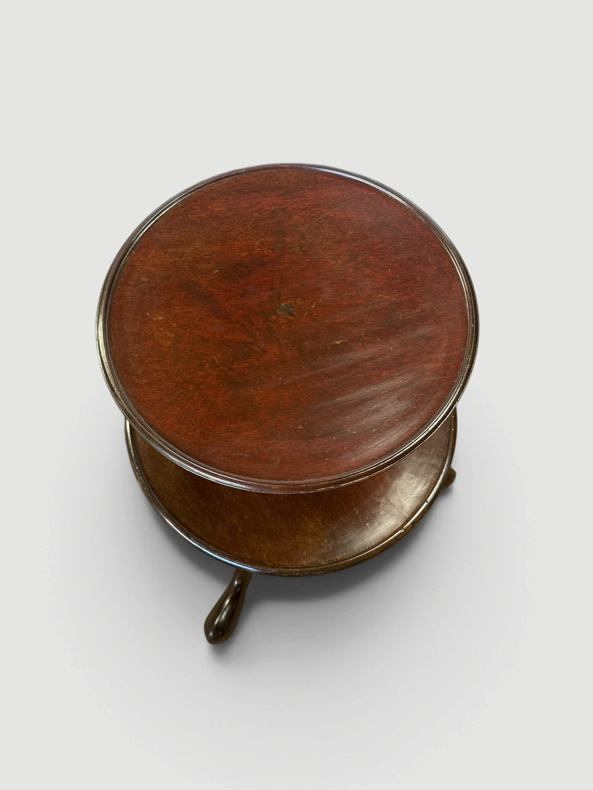 Antique George III Mahogany Dumb Waiter Georgian Serving Stand Circa 1770
