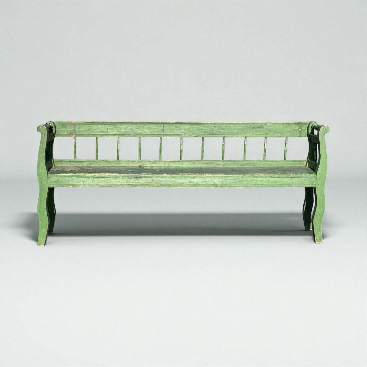 Antique Hungarian Settle Bench 