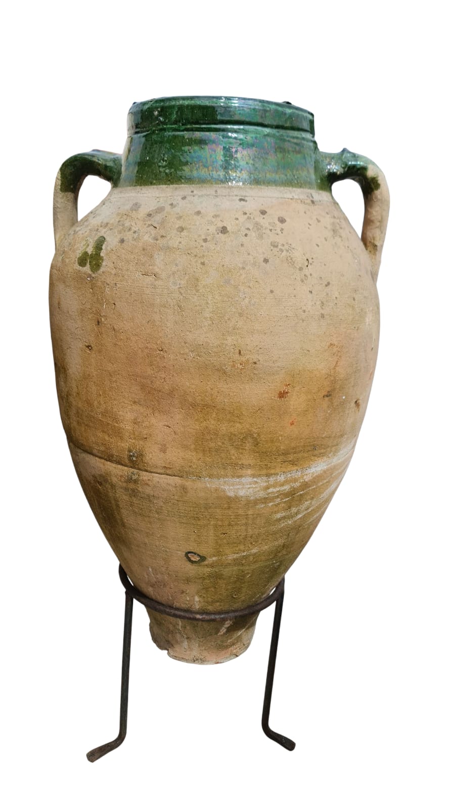Vintage Turkish Large Olive Pitcher - Cow Shed Collective 